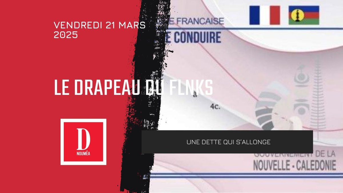 Amende potentielle de 8 millions de francs pour le gouvernement : le drapeau du FLNKS toujours sur les permis de conduire