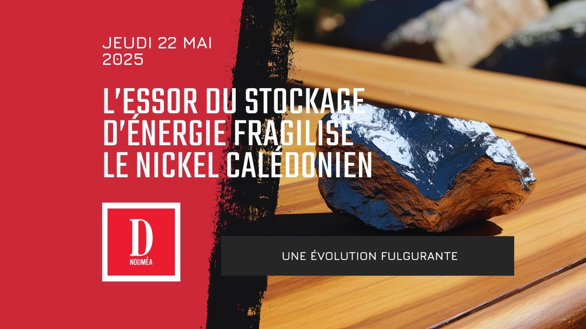L’essor du stockage d’énergie fragilise le nickel calédonien