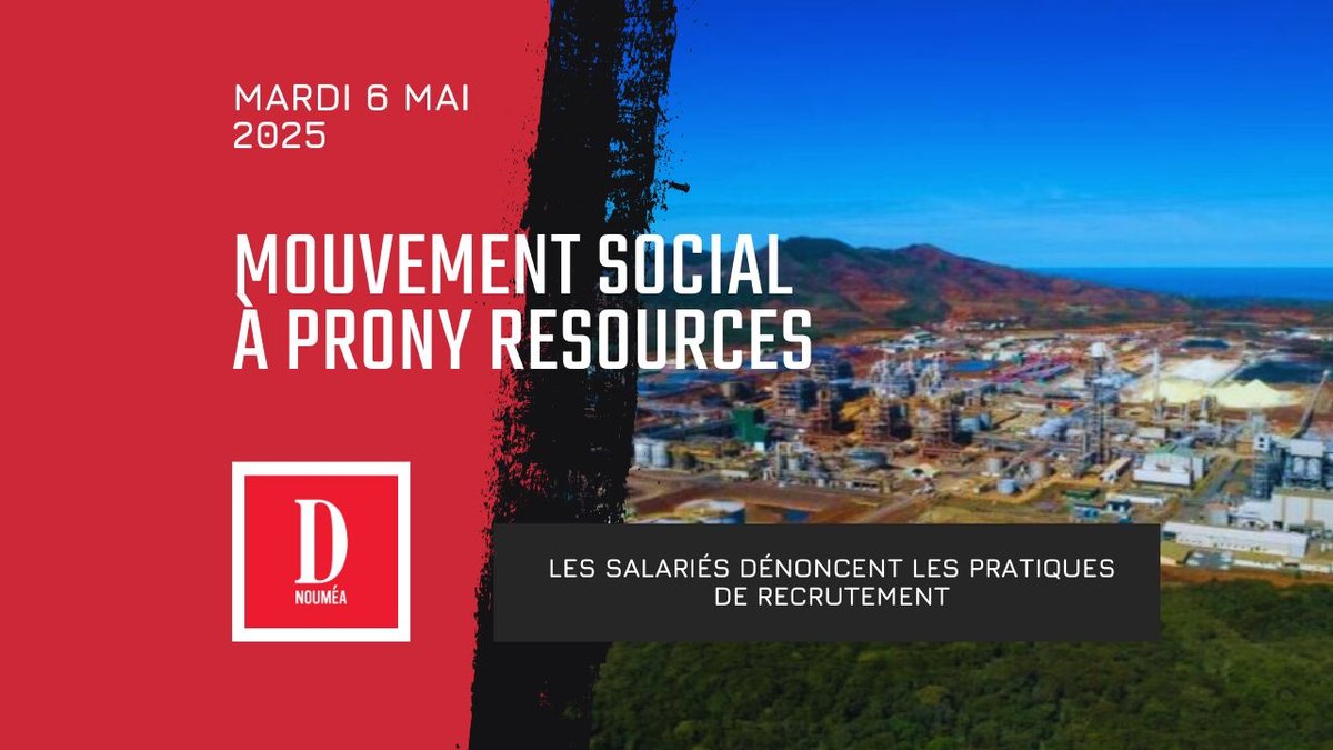 Mouvement social à Prony Resources : les salariés dénoncent…