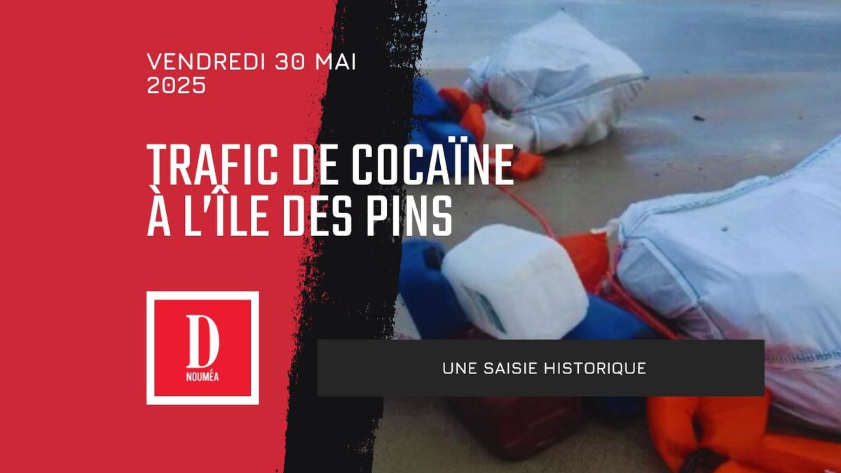 Trafic de cocaïne entre l’île des Pins et Nouméa