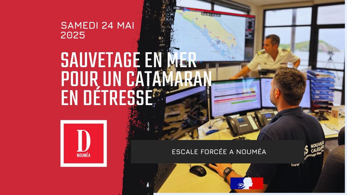 Sauvetage en mer pour un catamaran en détresse