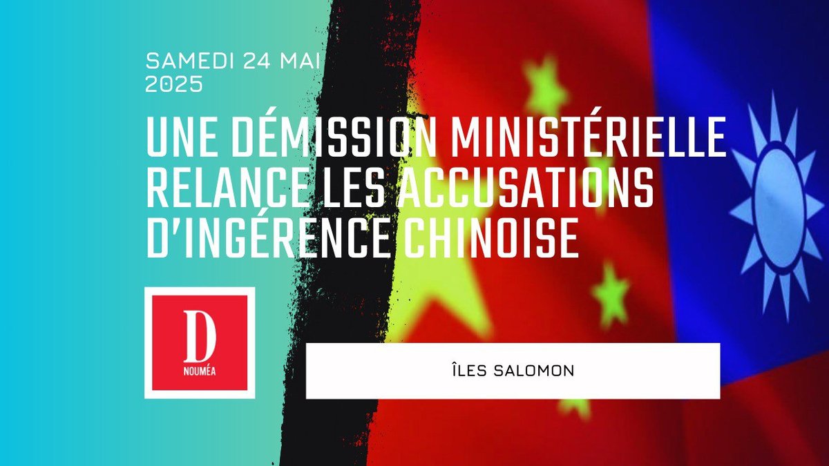 une démission ministérielle relance les accusations d’ingérence chinoise