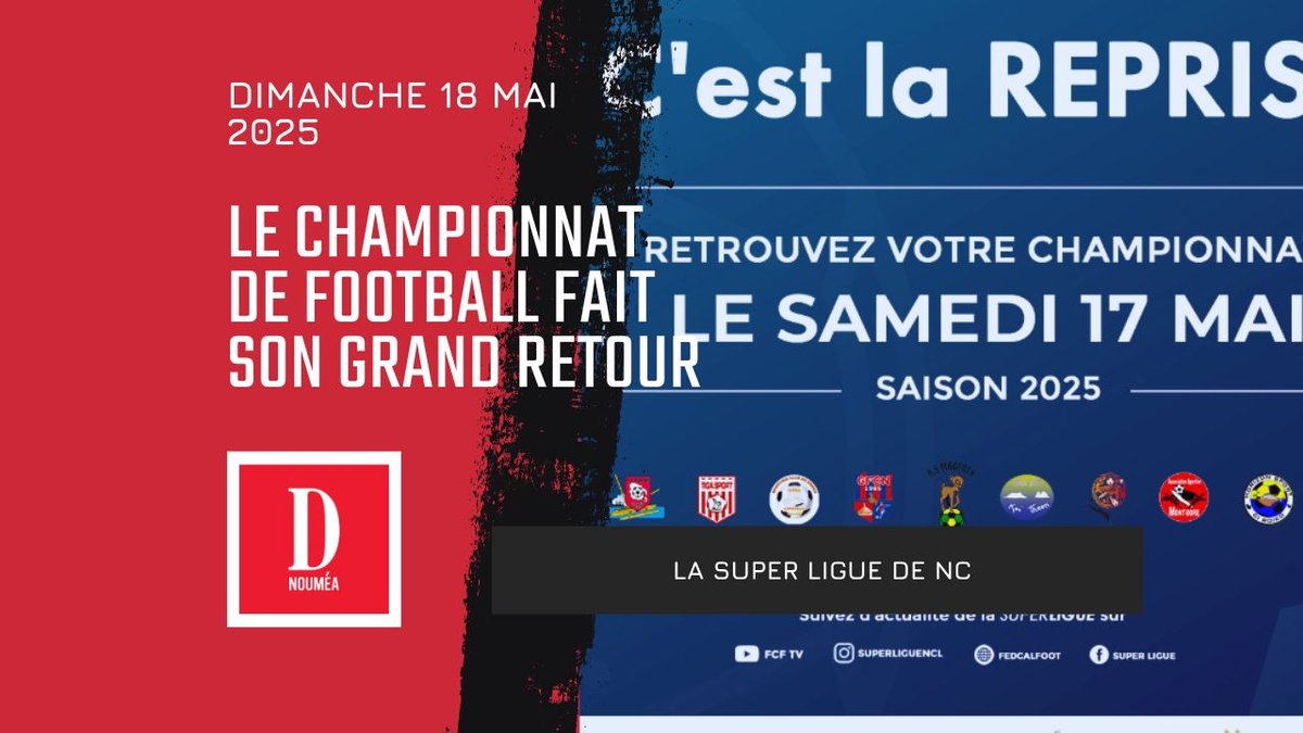 Le championnat de football calédonien fait son grand retour
