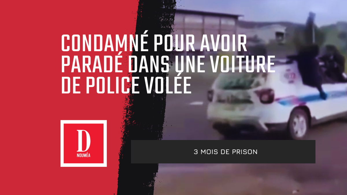 Condamné pour avoir paradé dans une voiture de police volée