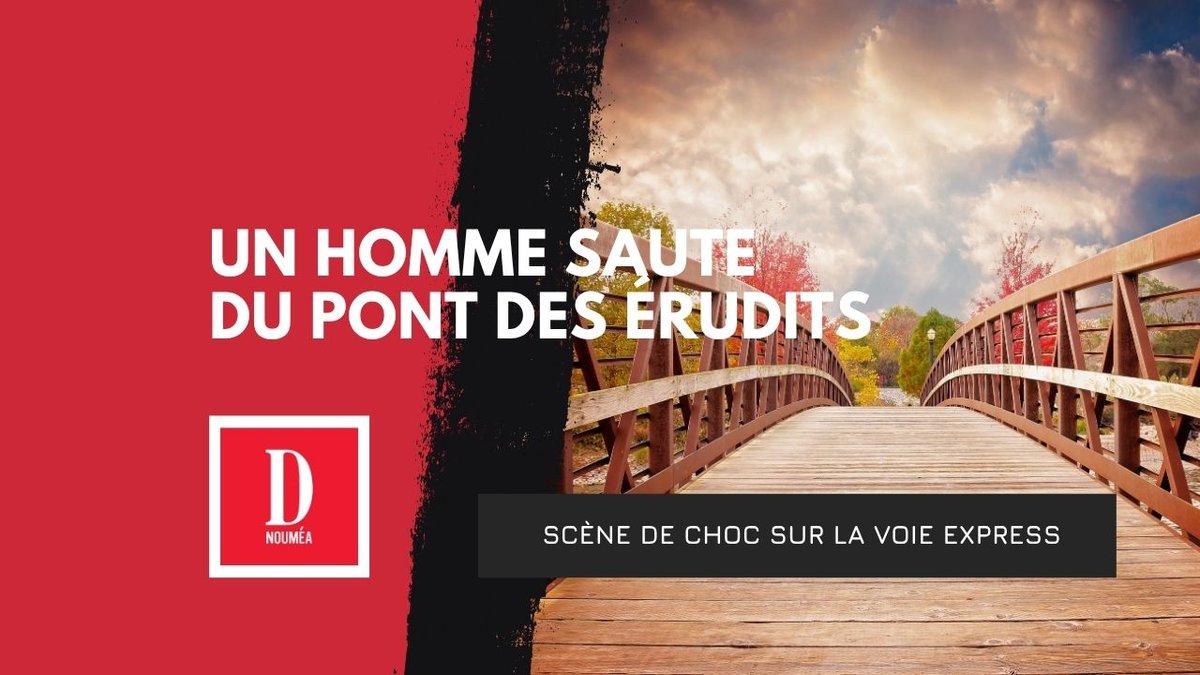 Scène de choc sur la voie express