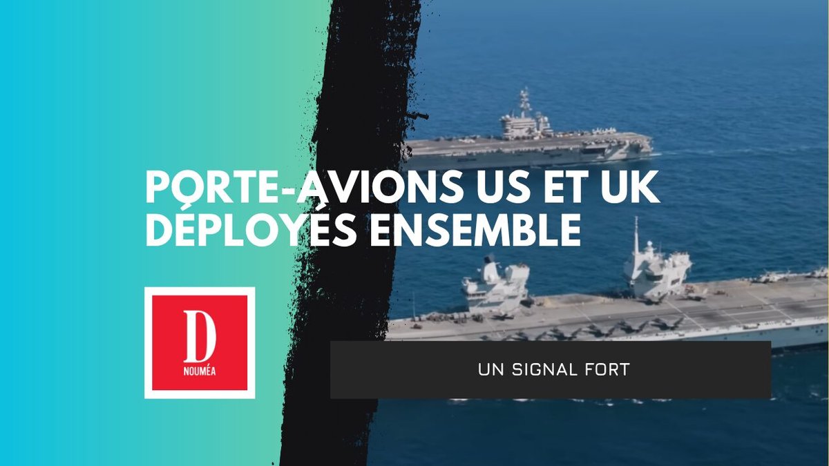 Deux porte-avions géants se croisent au large de l’Australie