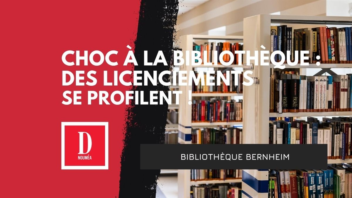 Choc à la bibliothèque : des licenciements se profilent !