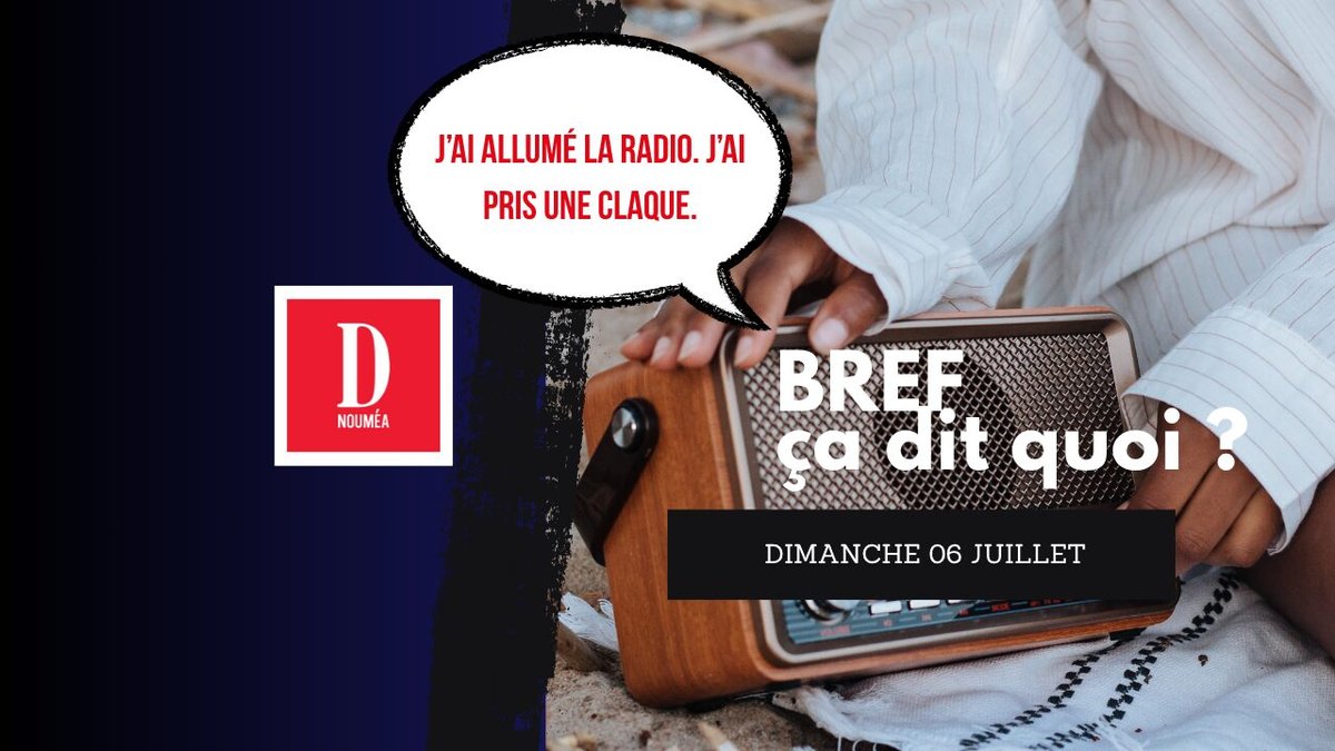 J’ai allumé la radio. J’ai pris une claque.