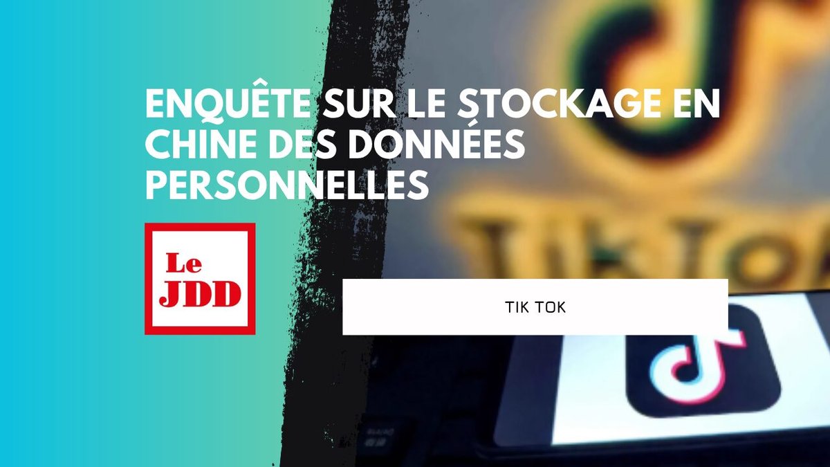 TikTok : stockage des données des utilisateurs européens