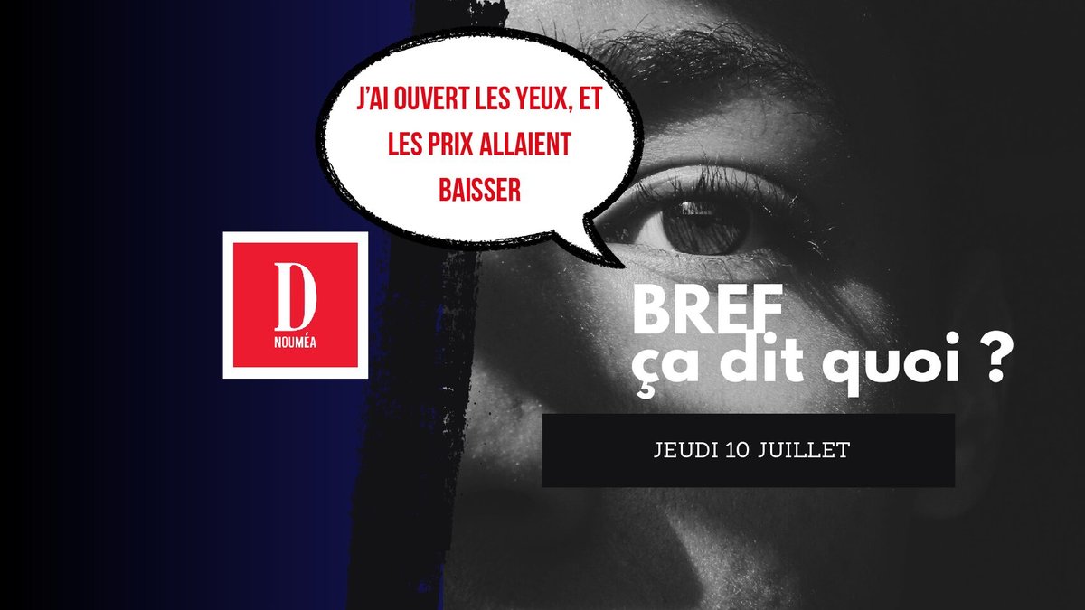 J’ai ouvert les yeux, et les prix allaient baisser