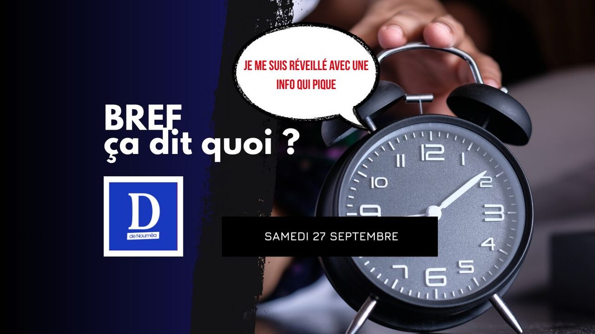 Je me suis réveillé avec une info qui pique