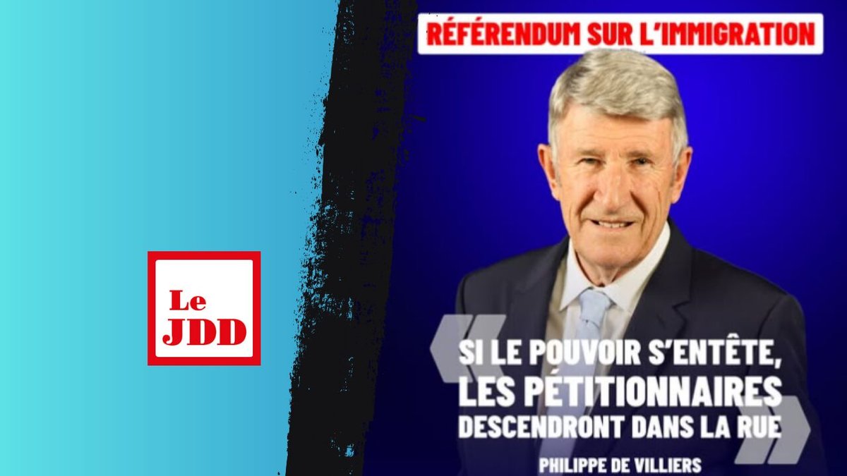Philippe de Villiers : «Si le pouvoir s’entête, les pétitionnaires descendront dans la rue»