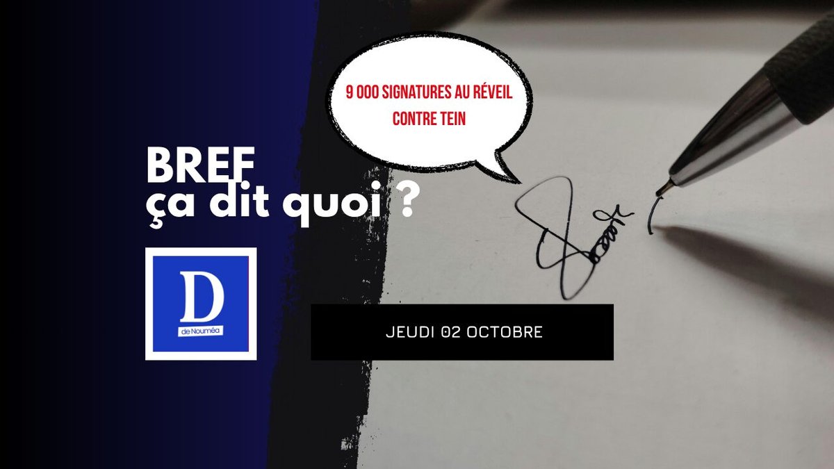 9 000 signatures au réveil contre Tein