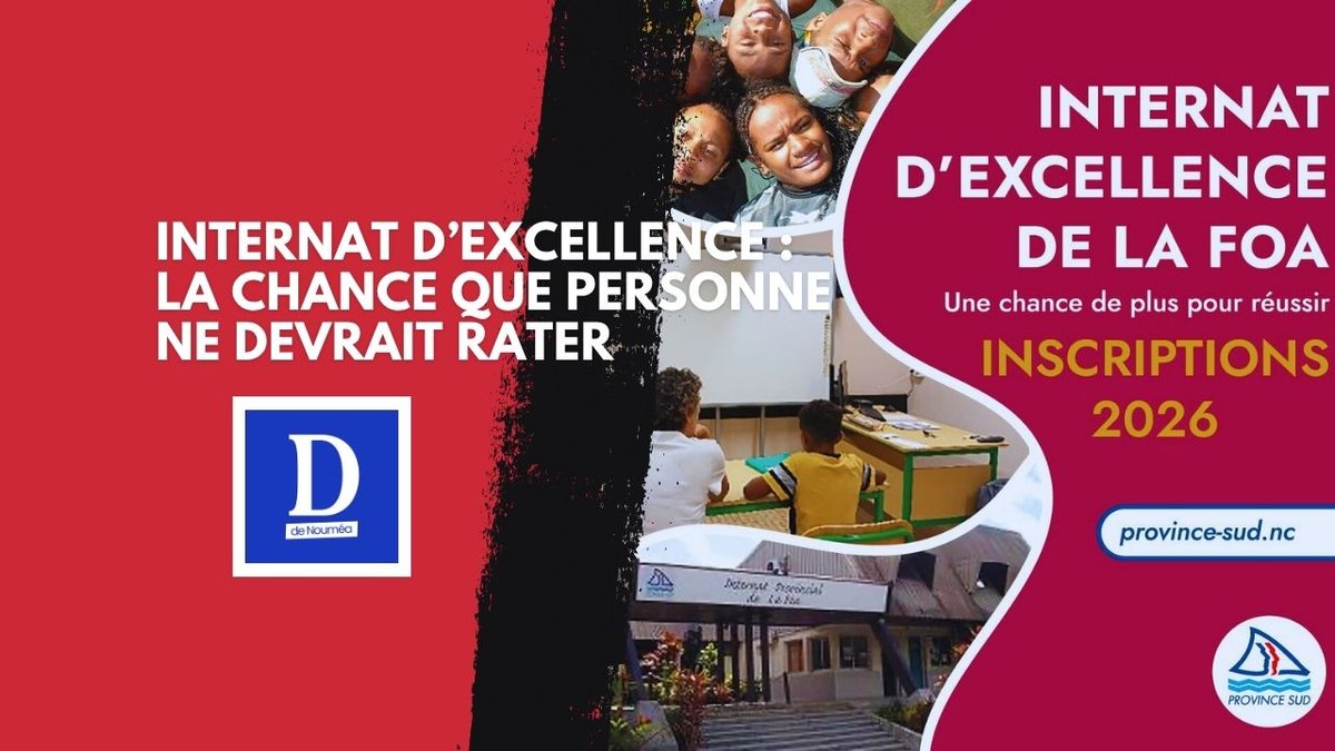Internat d’excellence de La Foa : une chance de plus pour réussir