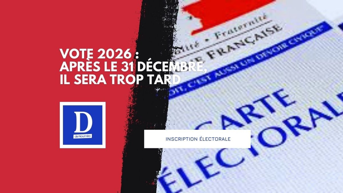 Inscriptions sur les listes électorales : le dernier rappel avant 2026