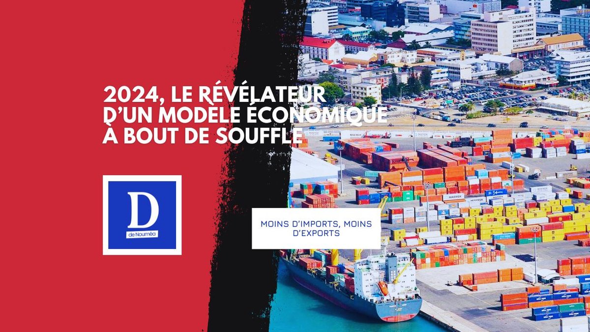 Commerce extérieur 2024 : la Nouvelle-Calédonie à l’arrêt