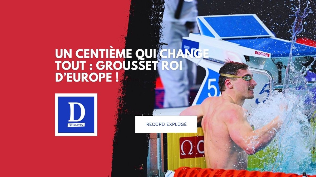 Il l’a fait : Grousset humilie l’Europe en 48’’10