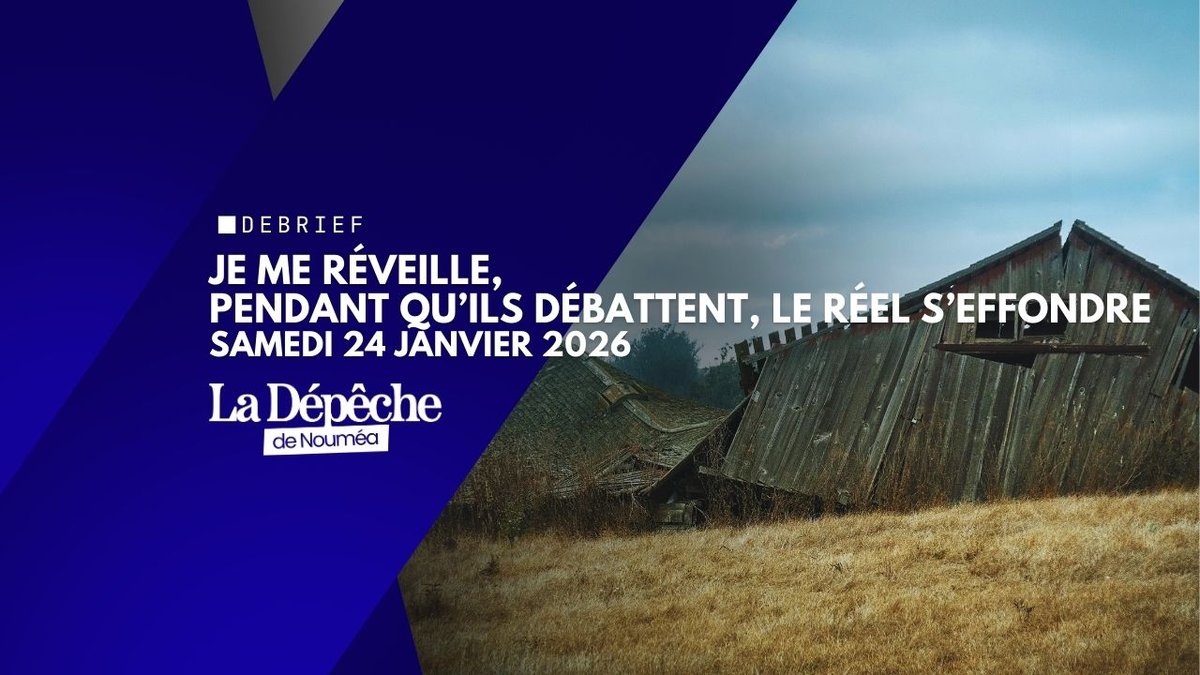 Pendant qu’ils débattent, le réel s’effondre