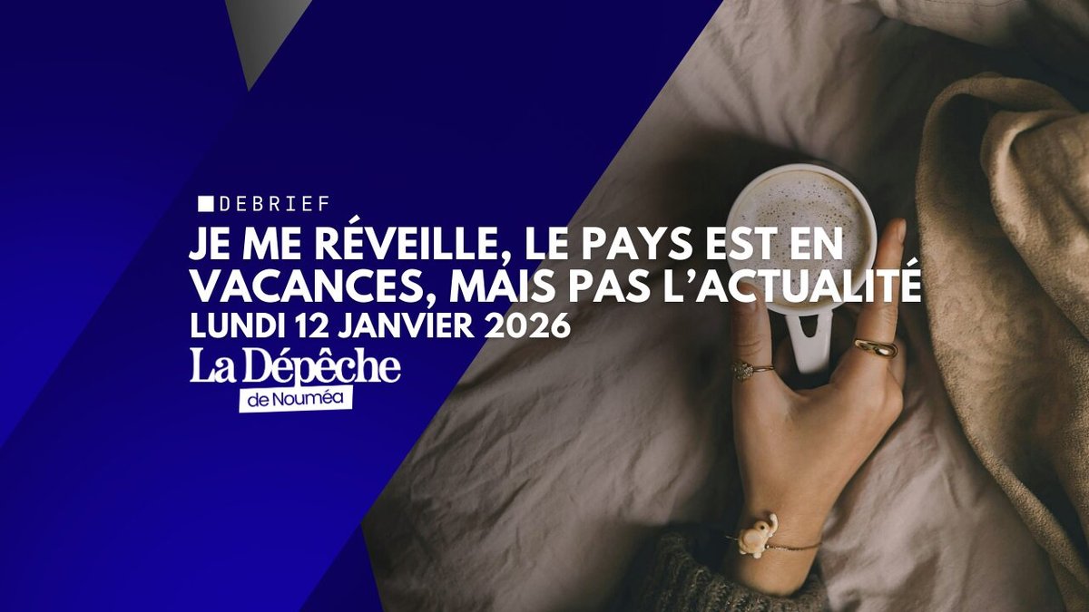 Je me réveille, le pays est en vacances, mais pas l’actualité