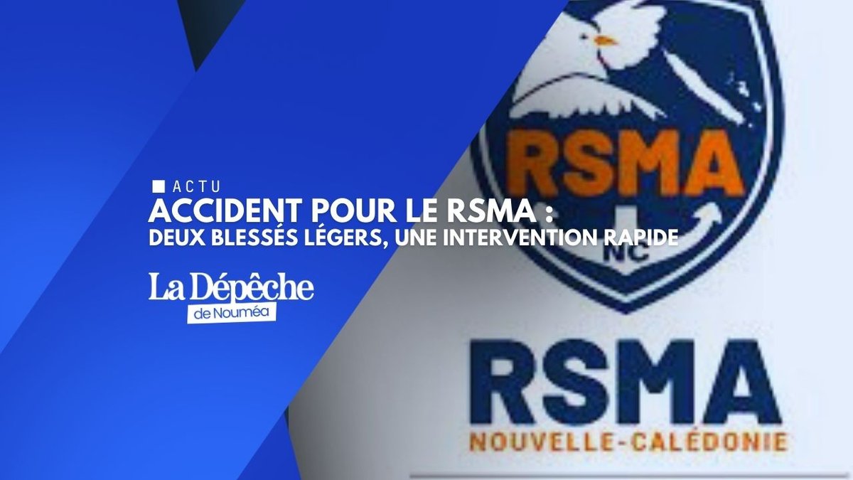 Accident du RSMA à Nouméa : deux militaires blessés à la Vallée-du-Tir
