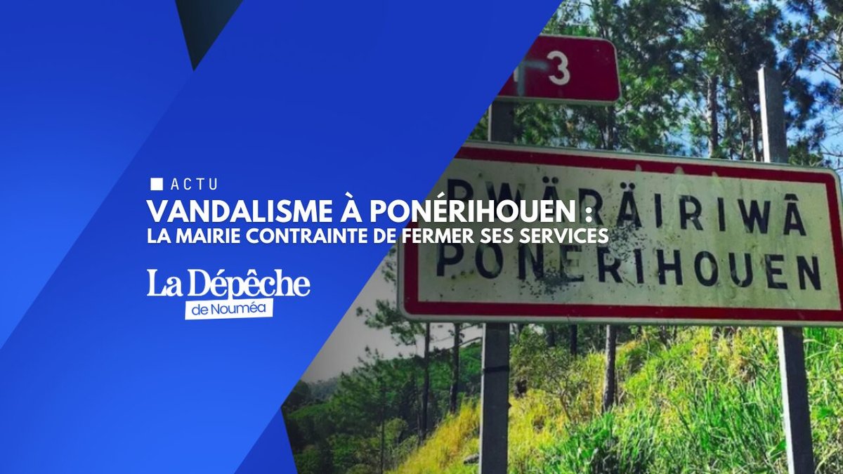 Vols, incendies, agressions, Ponérihouen ferme sa mairie