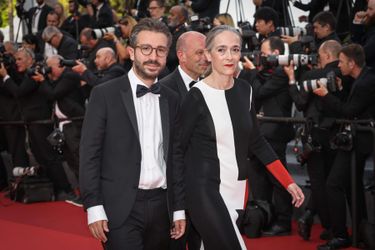 Delphine Ernotte et Stéphane Sitbon-Gomez au Festival de Cannes.