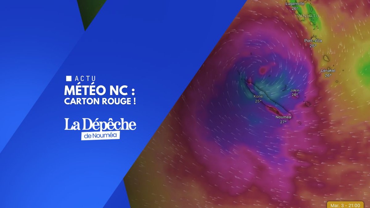 Carton rouge pour Météo NC