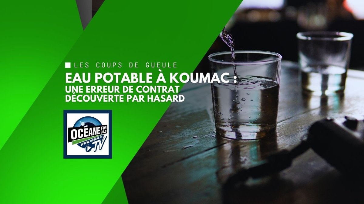 Eau potable : à Koumac, une erreur de compteur qui dure depuis un an