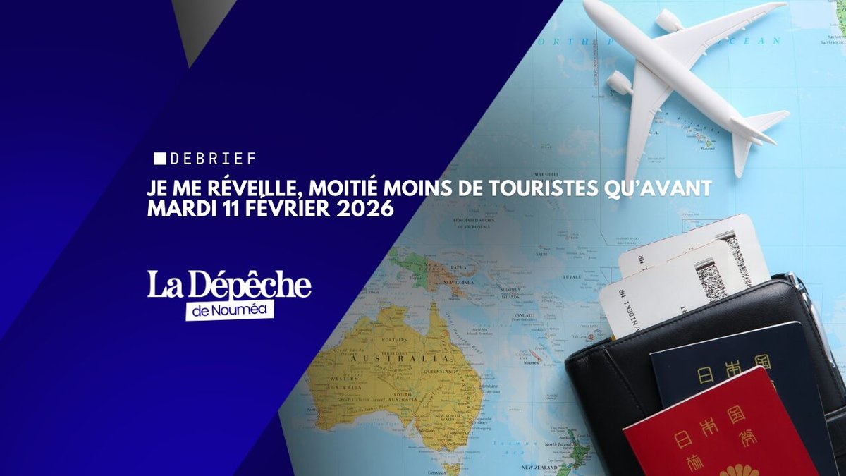 Je me réveille, moitié moins de touristes qu’avant