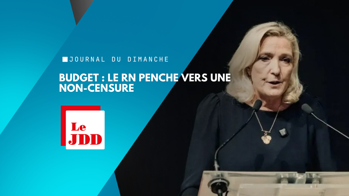 Budget : le RN penche vers une non-censure