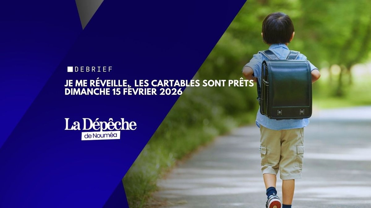 Je me réveille, les cartables sont prêts