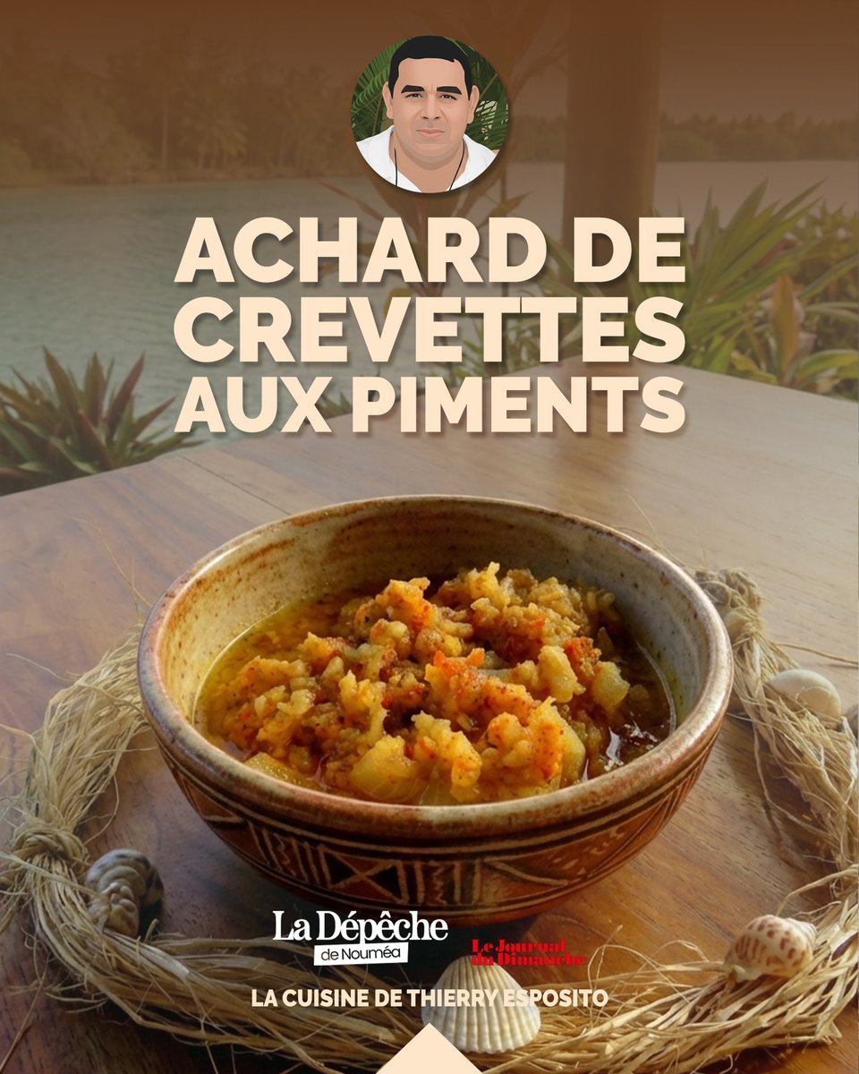 Achard de crevettes aux piments