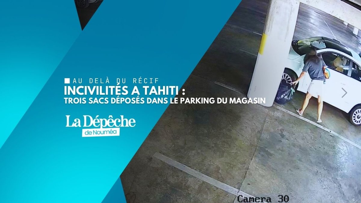 À Tahiti, trois sacs poubelles abandonnés sur un parking provoquent l’indignation