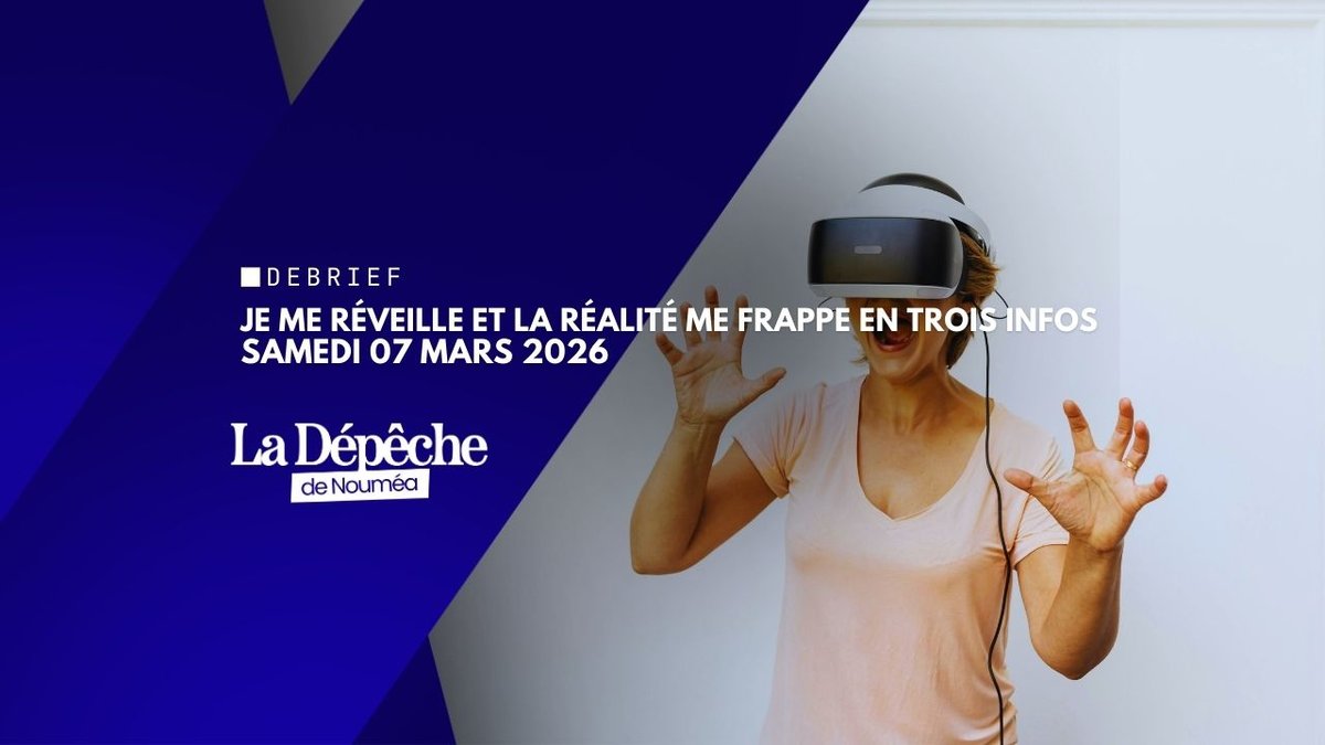 Je me réveille… et la réalité me frappe en trois infos