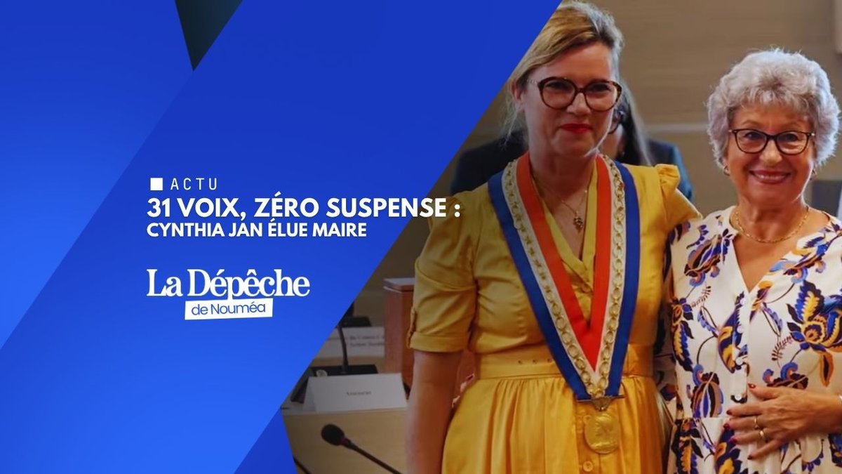 Dumbéa : Cynthia Jan élue maire avec une majorité écrasante