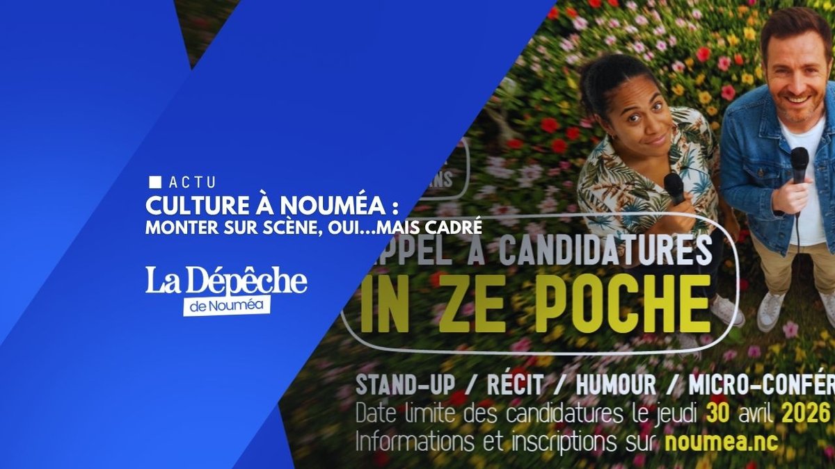 Nouméa lance “In Ze Poche” : tremplin culturel… sous conditions