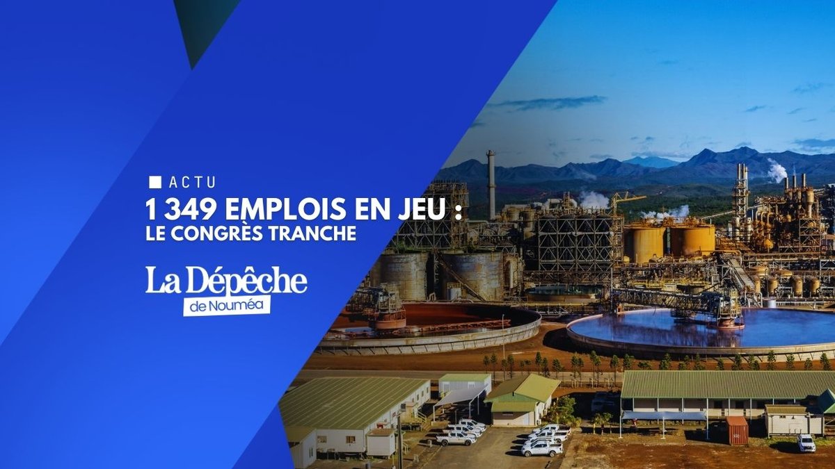 Nickel : le Congrès sauve l’usine du Sud in extremis