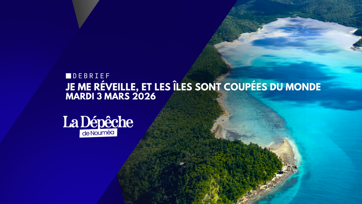 Je me réveille, et les îles sont coupées du monde