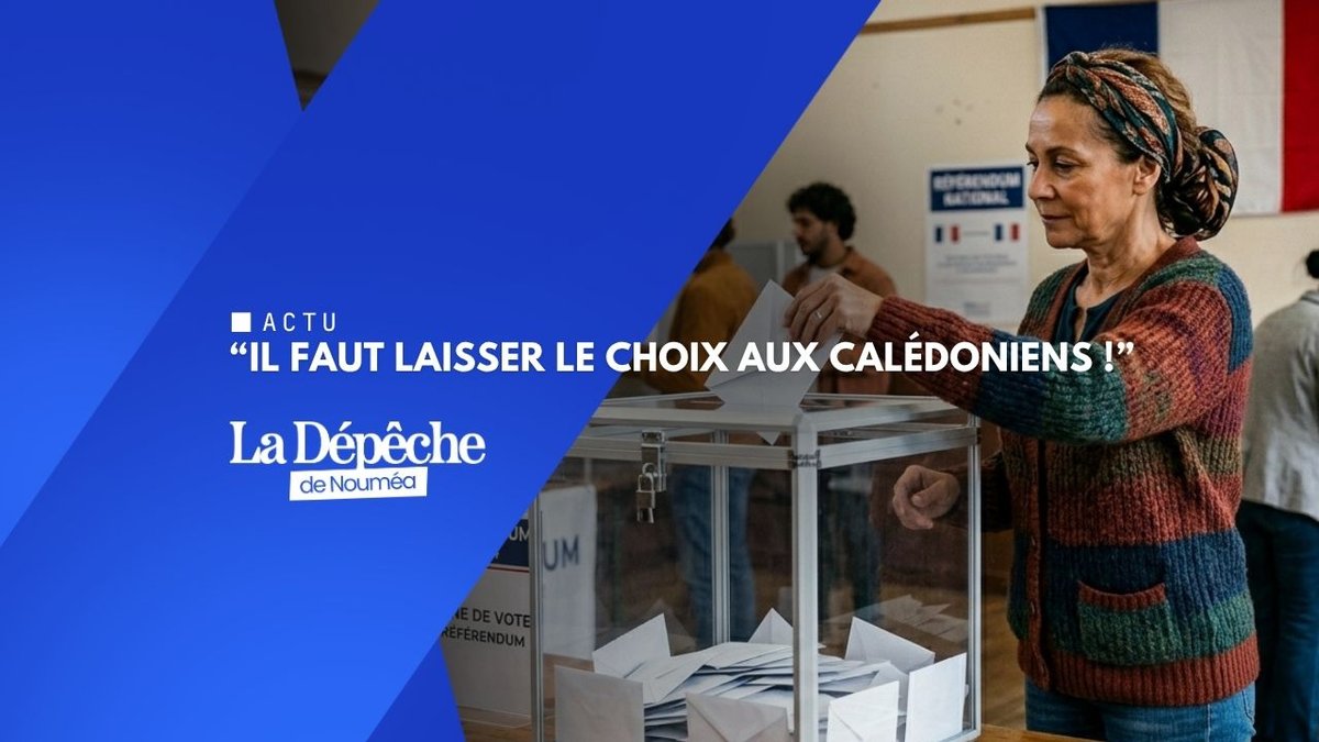 (SONDAGE - 4/4) Il faut laisser le choix aux Calédoniens