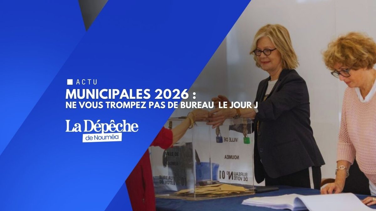56 bureaux regroupés : où devez-vous voter à Nouméa ?