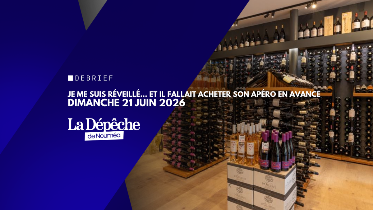Je me suis réveillé… et il fallait acheter son apéro en avance