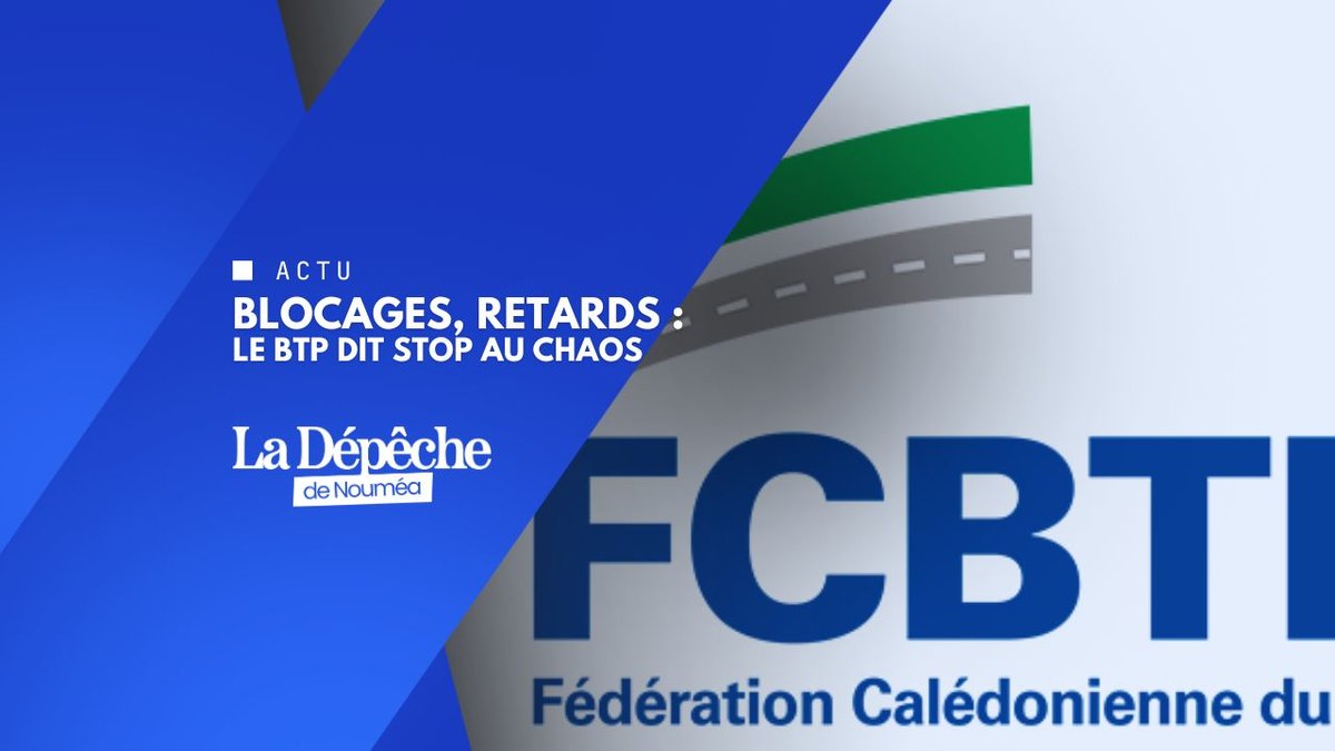 Nouvelle-Calédonie : le BTP refuse de couler en silence