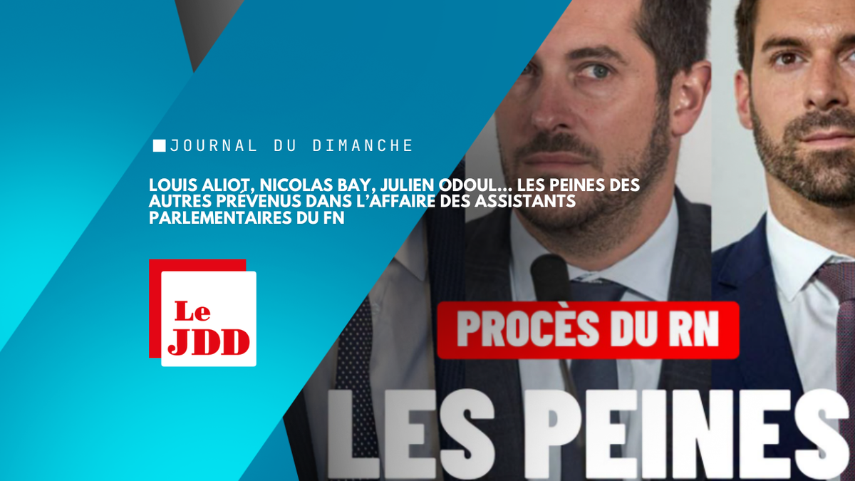 Louis Aliot, Nicolas Bay, Julien Odoul… Les peines des autres prévenus dans l’affaire des assistants parlementaires du FN