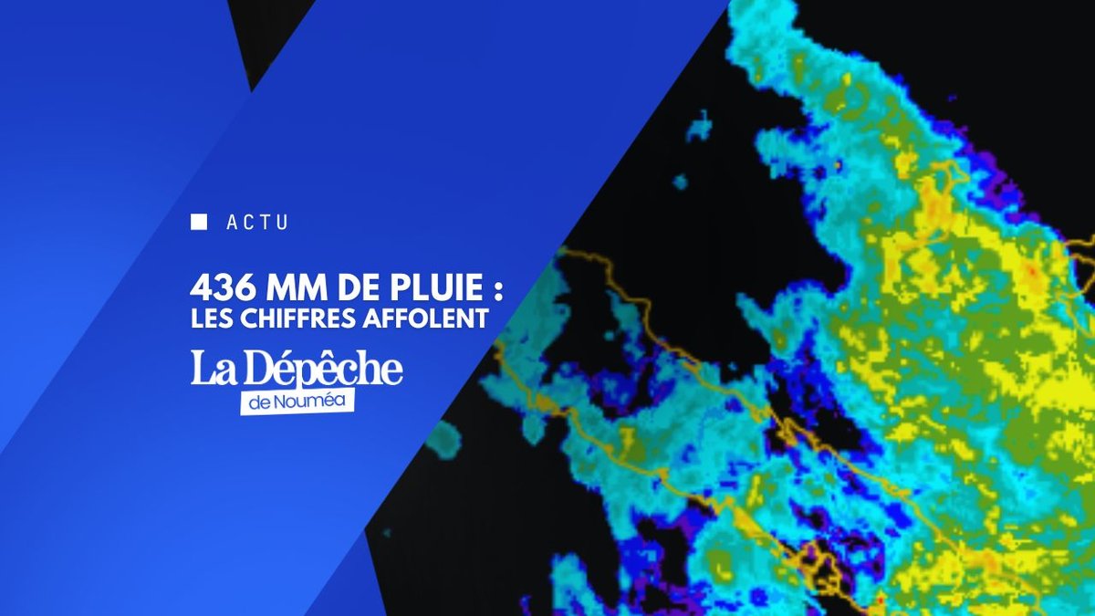 La Calédonie sous des pluies records