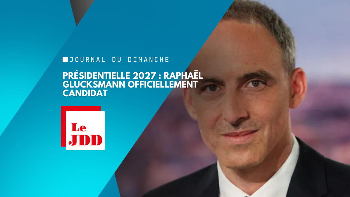 Présidentielle 2027 : Raphaël Glucksmann officiellement candidat