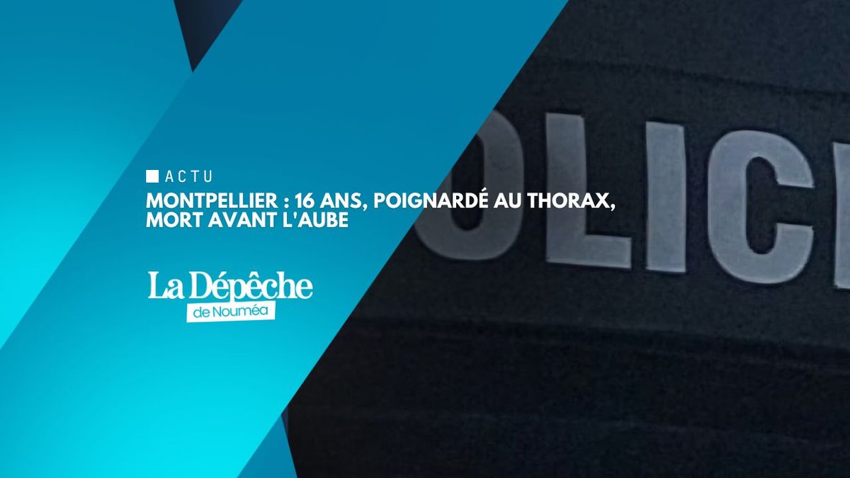 Montpellier : un ado de 16 ans tué au couteau en pleine rue