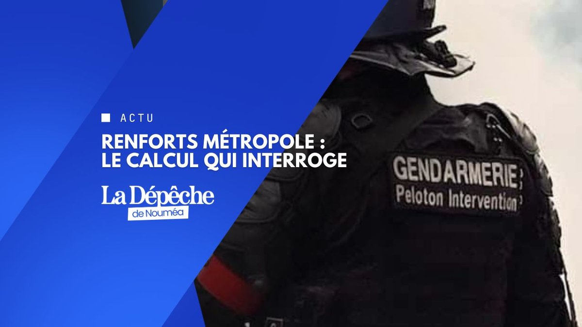 Ils veulent rentrer : l'appel des policiers calédoniens