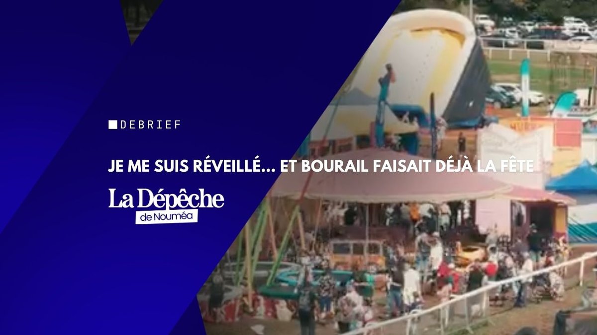 Je me suis réveillé, Bourail faisait déjà la fête