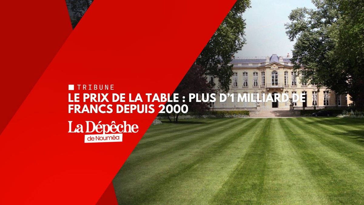 Le prix de la table : plus d’1 milliard de francs depuis 2000