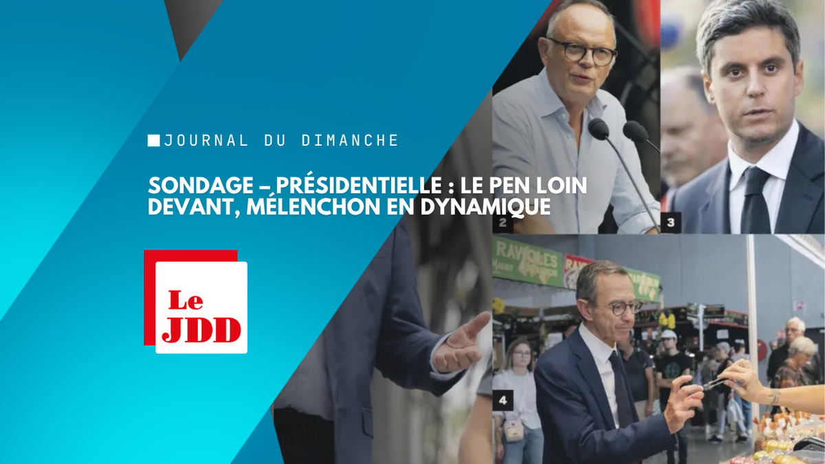 SONDAGE – Présidentielle : Le Pen loin devant, Mélenchon en dynamique